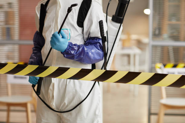 Professional Trauma Scene Cleanup technician working in Sharon Center, OH